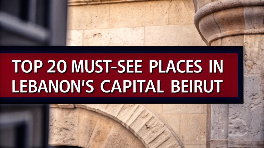 top 20 must see places in lebanons capital