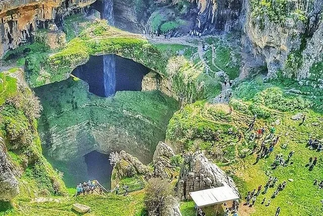 Baatara Gorge Waterfall Lebanon