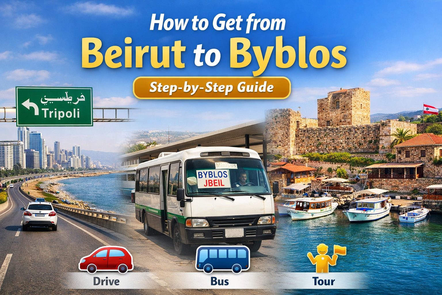 How to get from Beirut to Byblos