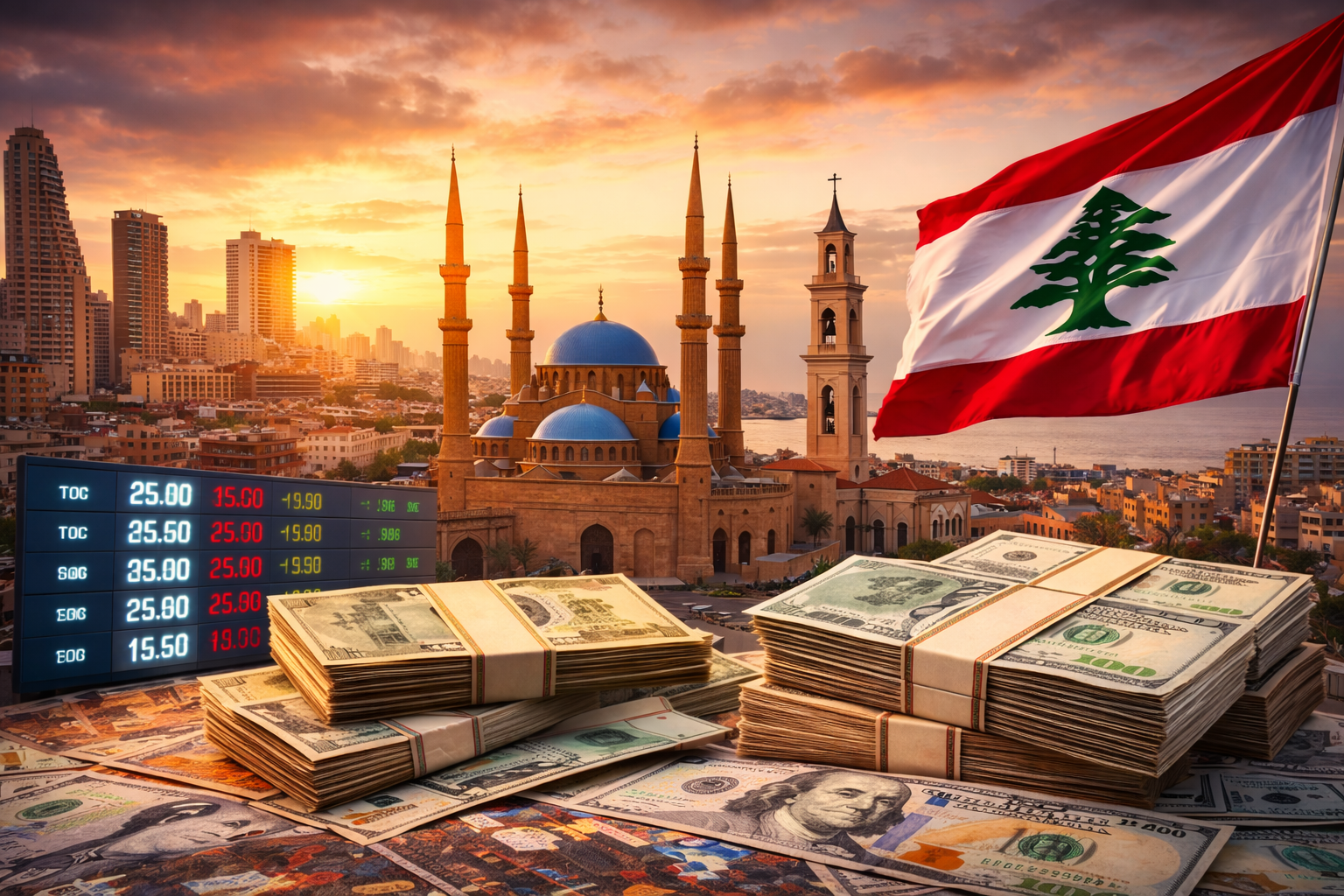 Lebanon currency collapse